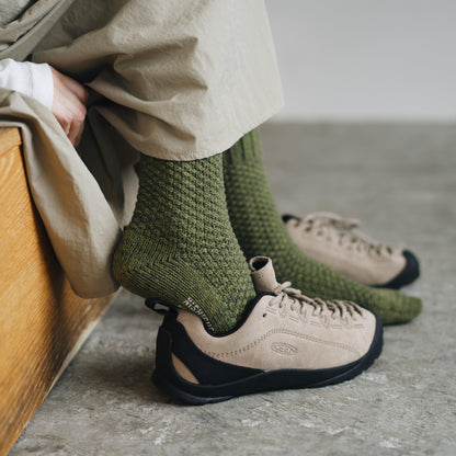 BOSTON Sokker - Uld/Bomuld - Moss Green (NK0701)