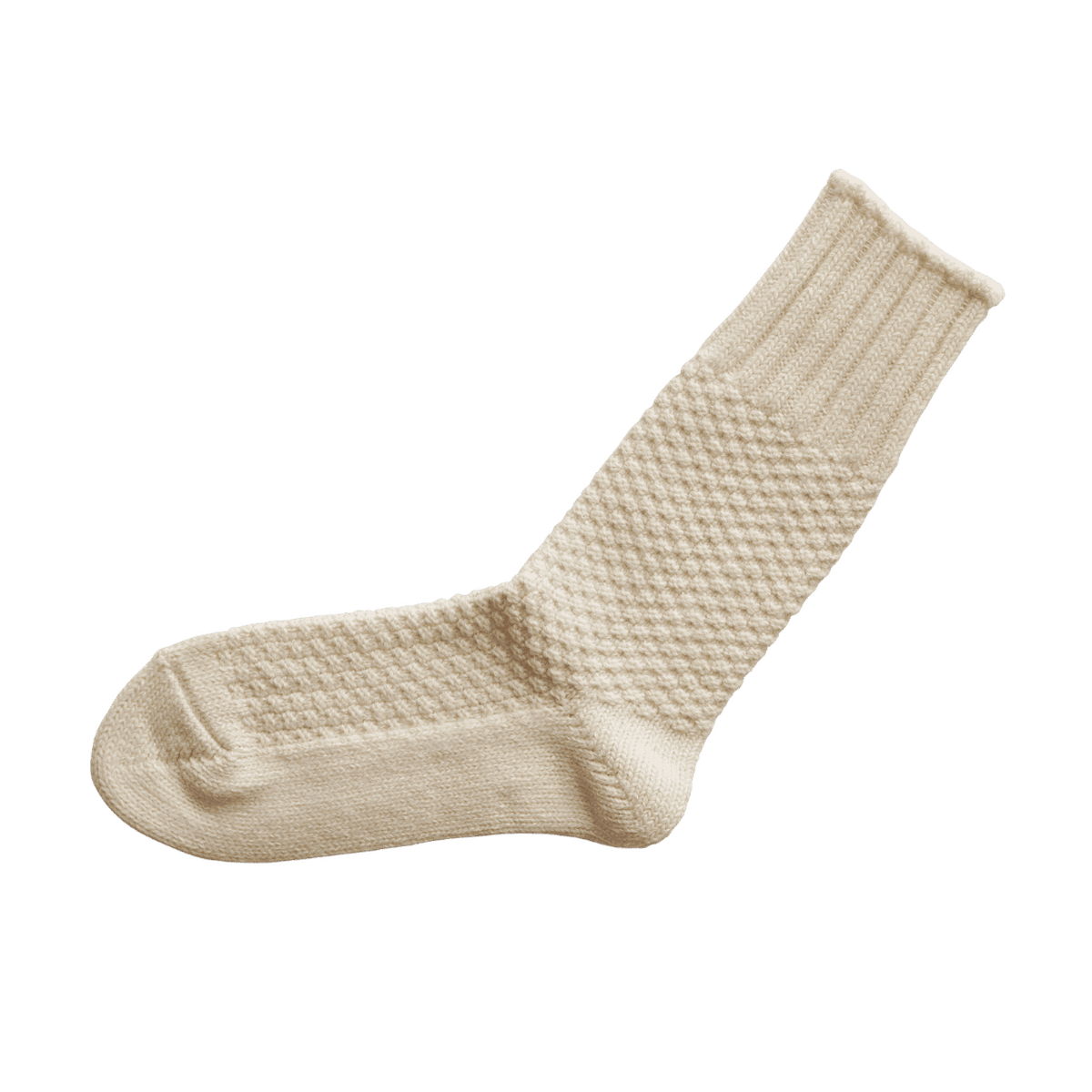 BOSTON Sokker - Uld/Bomuld - Ivory (NK0701)