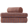 Naram, brunt frotté håndklæde i 100% bomuld fra Bongusta