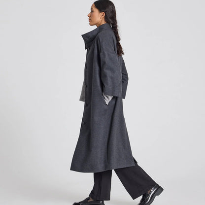 Nete Jakke - Dark Grey Melange