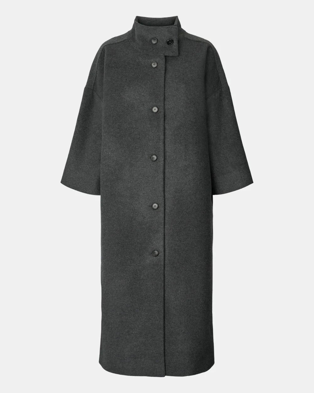 Nete Jakke - Dark Grey Melange