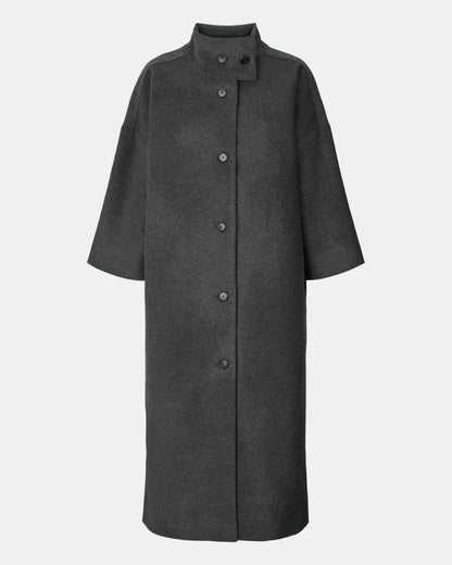 Nete Jakke - Dark Grey Melange