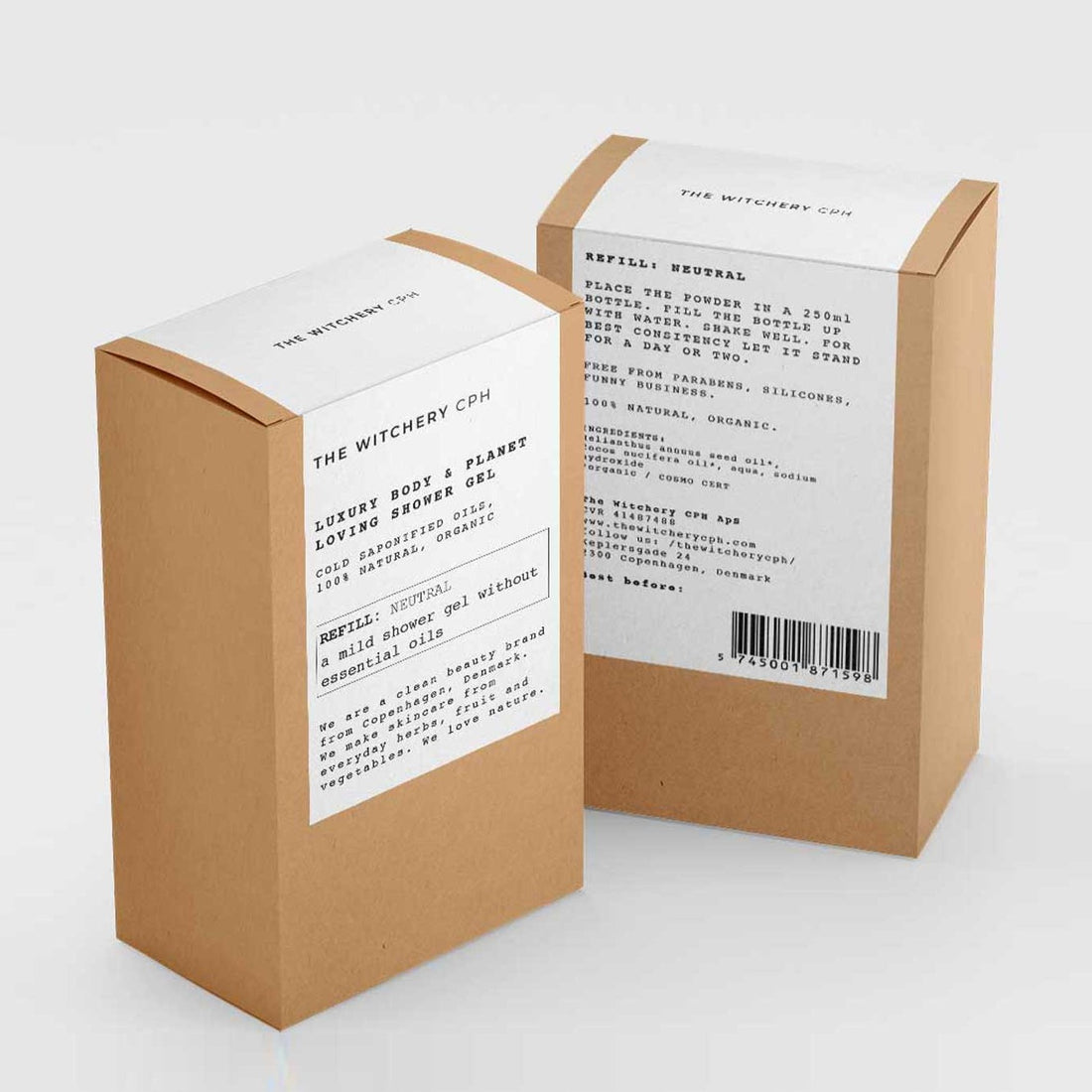 Økologisk Kropssæbe, refill - Uparfumeret