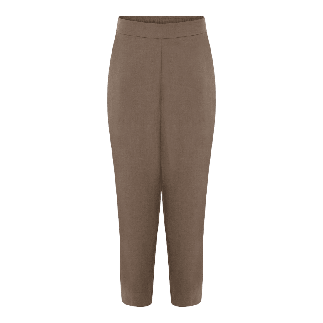 New Oslo bukser fra FRAU er med fast linning foran og elastik bagpå. Disse er i farven &