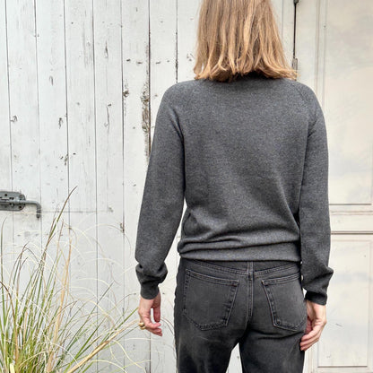 Raglan Crew Neck - Slategrey