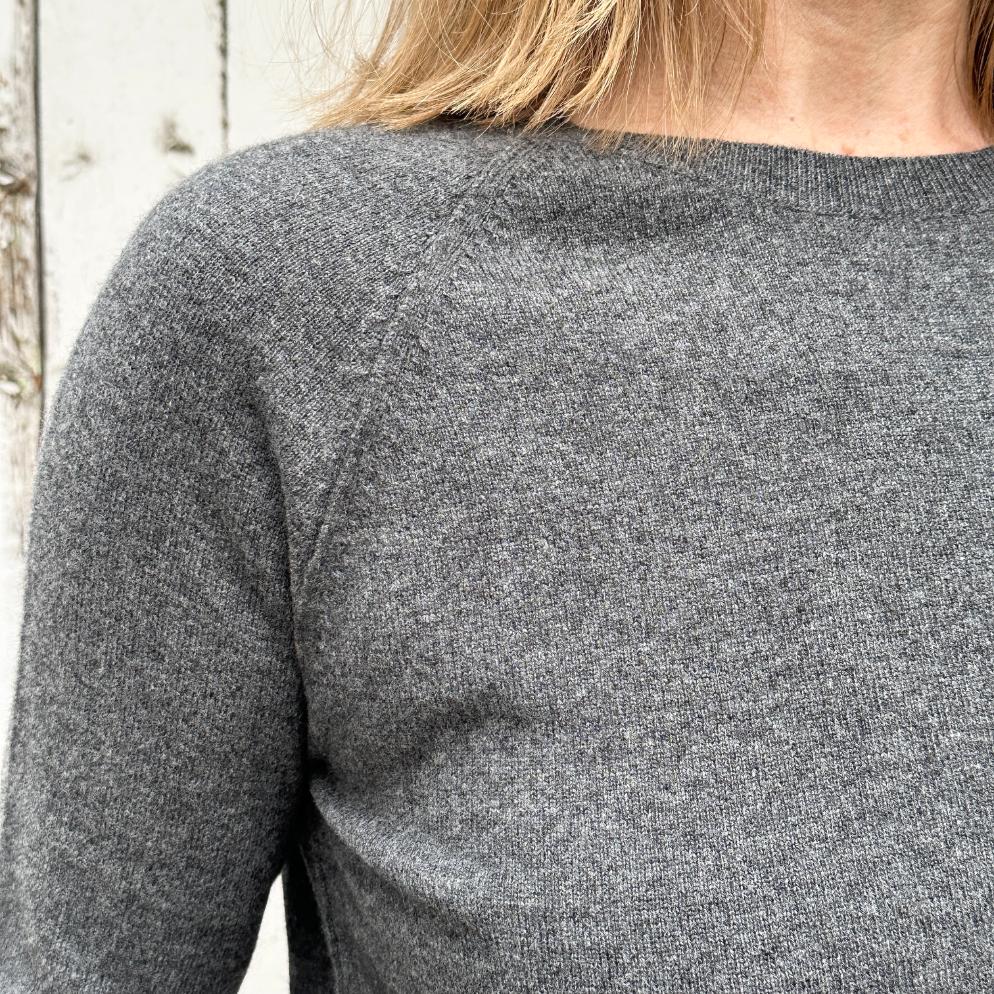 Raglan Crew Neck - Slategrey