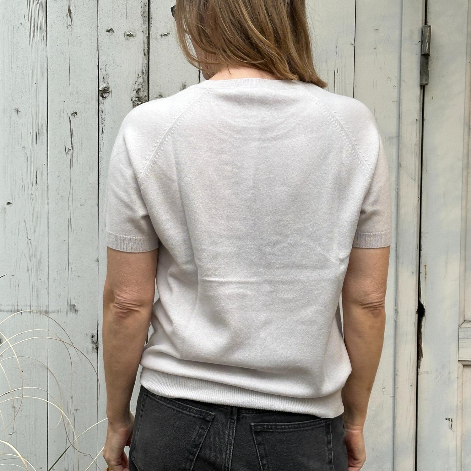 Raglan S/S Crew Neck - Ancient Stone