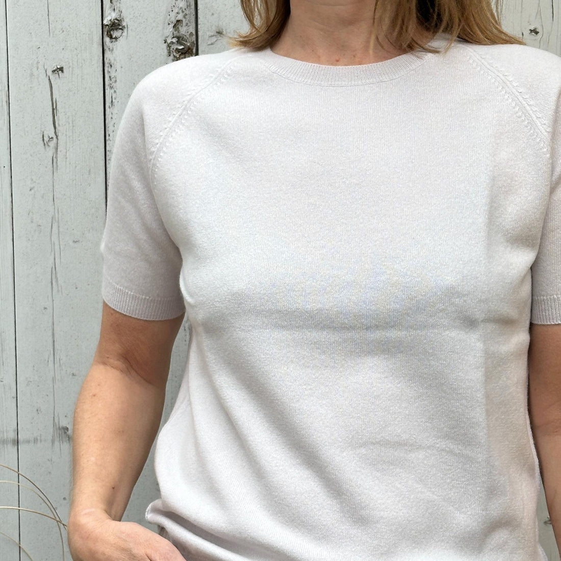 Raglan S/S Crew Neck - Ancient Stone