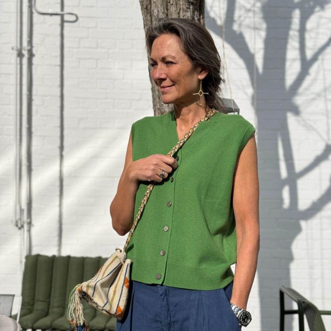 Britt Vest - Cobalt Green