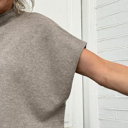 Viveka Crewneck Strik - Rice Flower