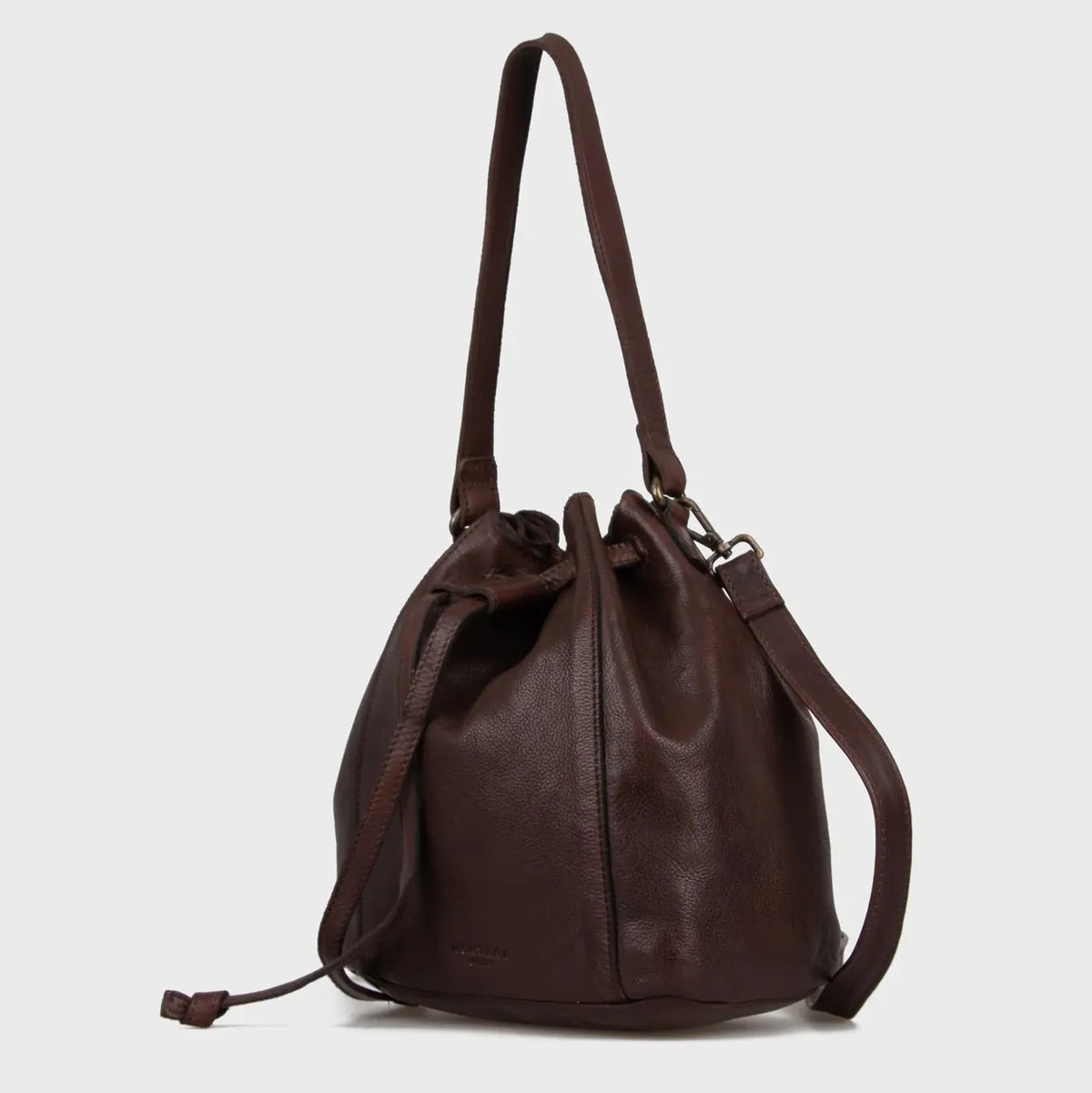Olive Bucket Bag Crossbody - Brown