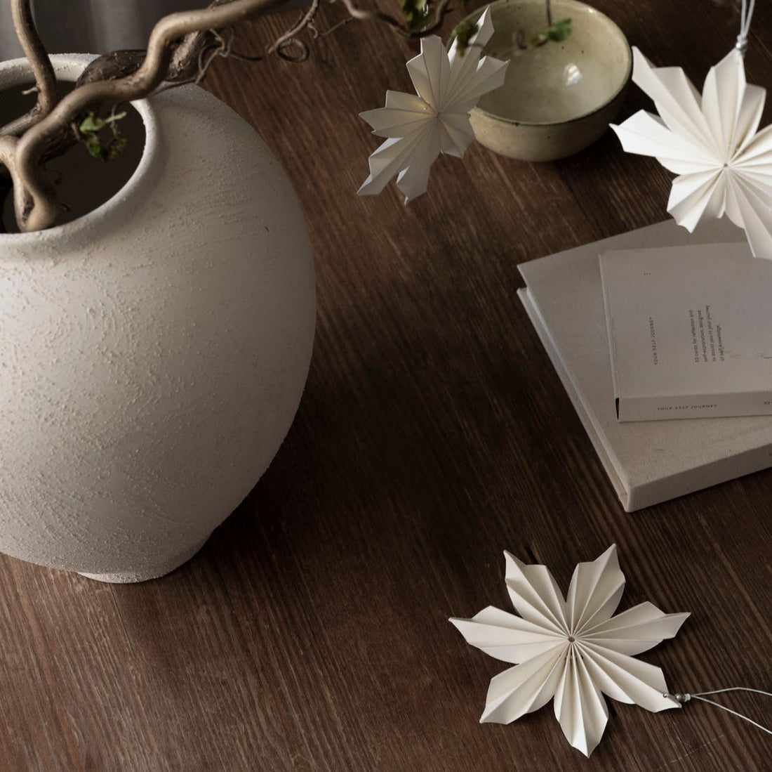 Aurora, Papirsornamenter, 3-pk. - White