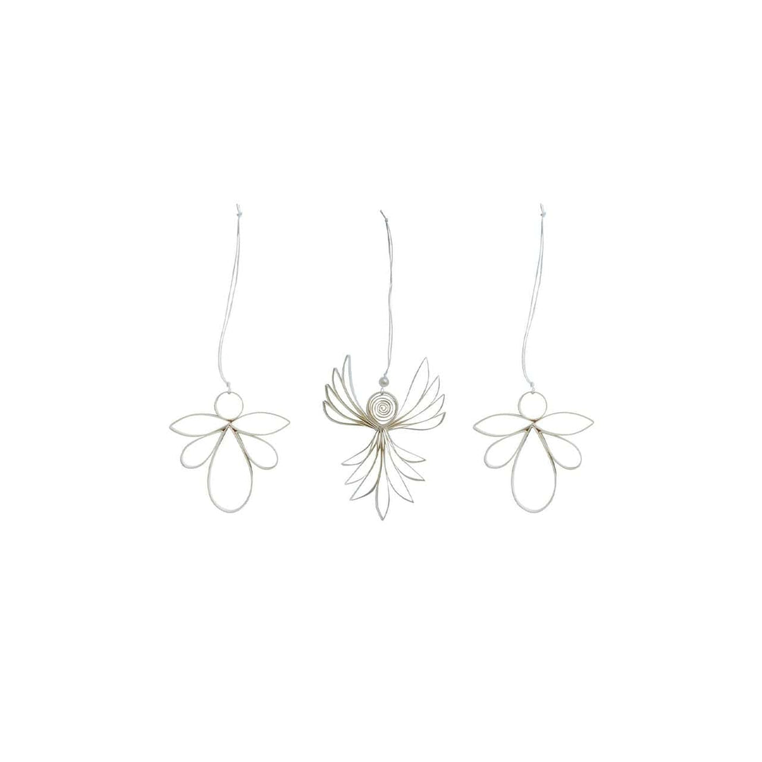 Engla, Papirsornamenter, 3-pk. - White