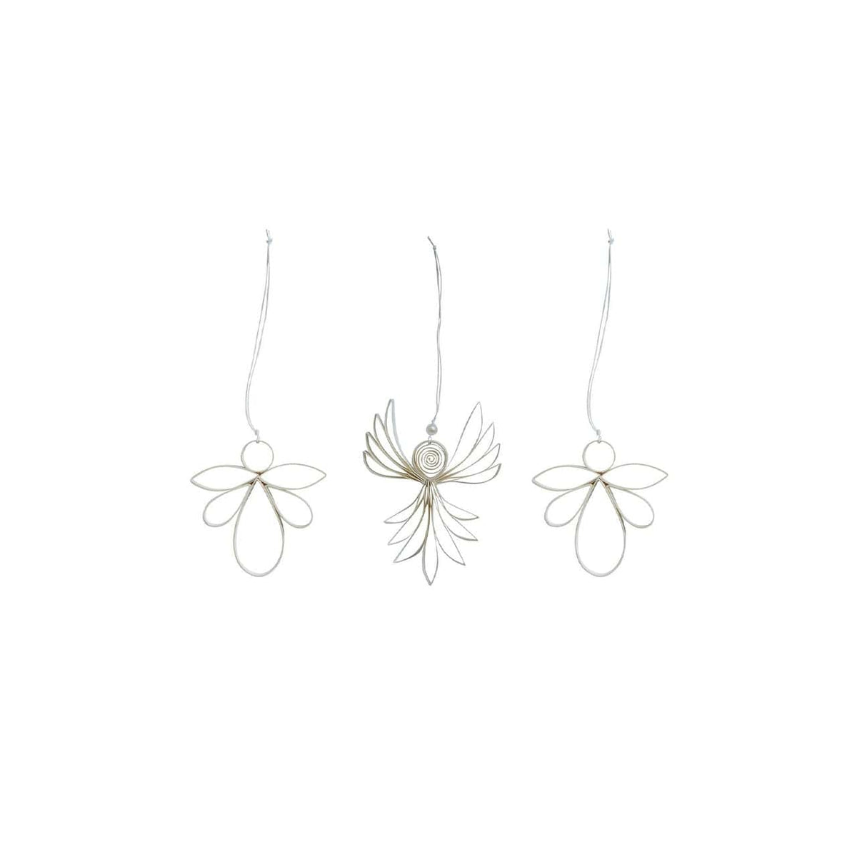 Engla, Papirsornamenter, 3-pk. - White