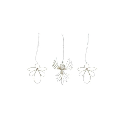 Engla, Papirsornamenter, 3-pk. - White
