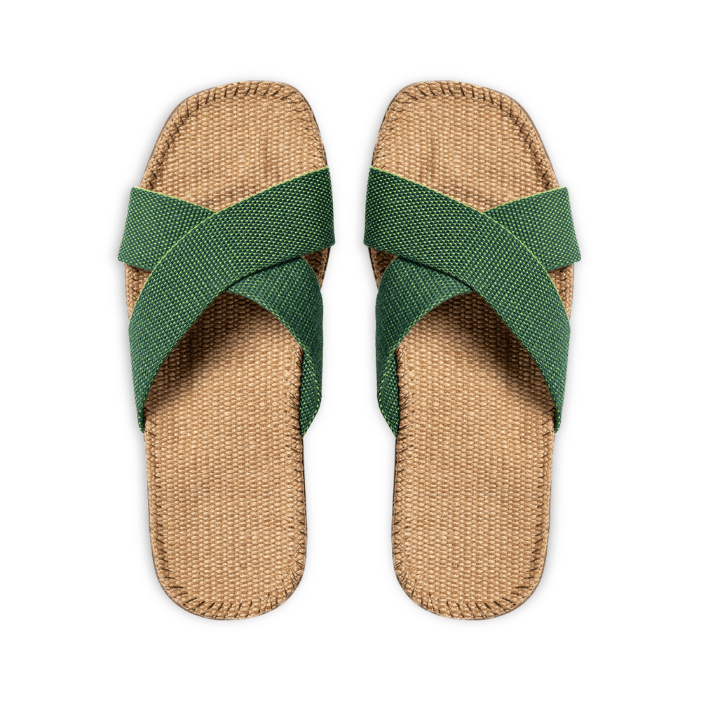Unisex sandaler fra Shaniges By Stilov i en grøn farve
