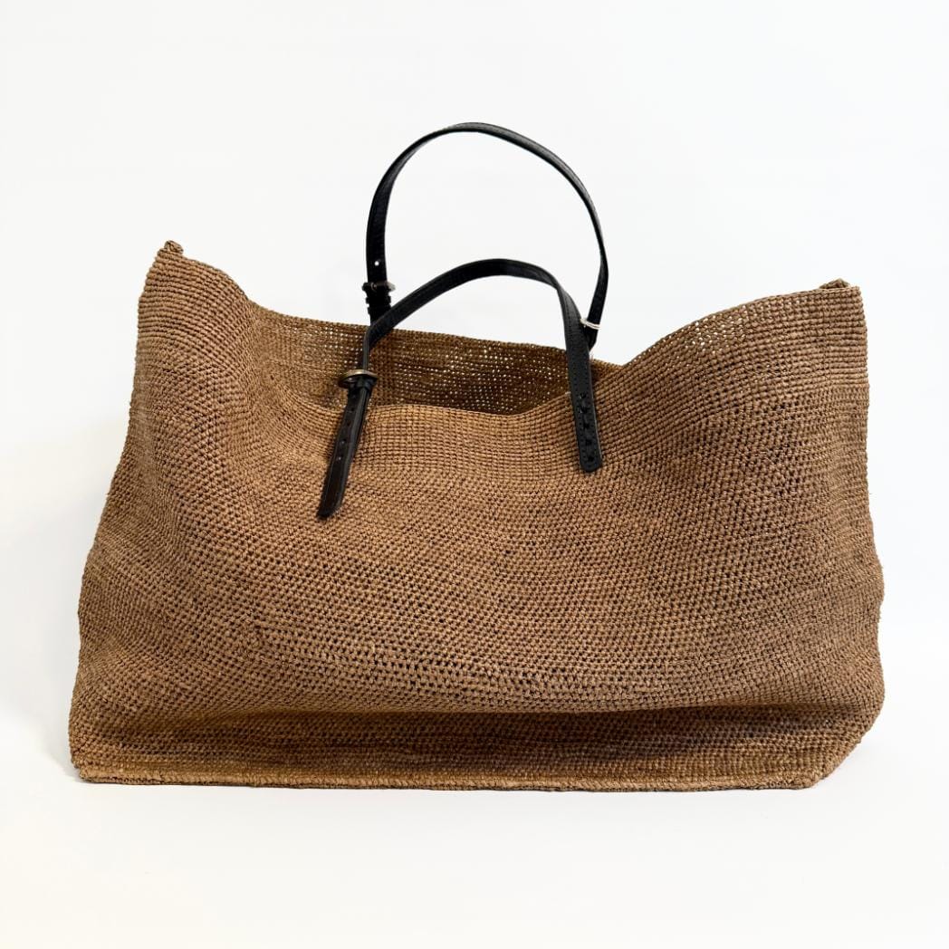 XL taske i raffia fra Rabarany. 
