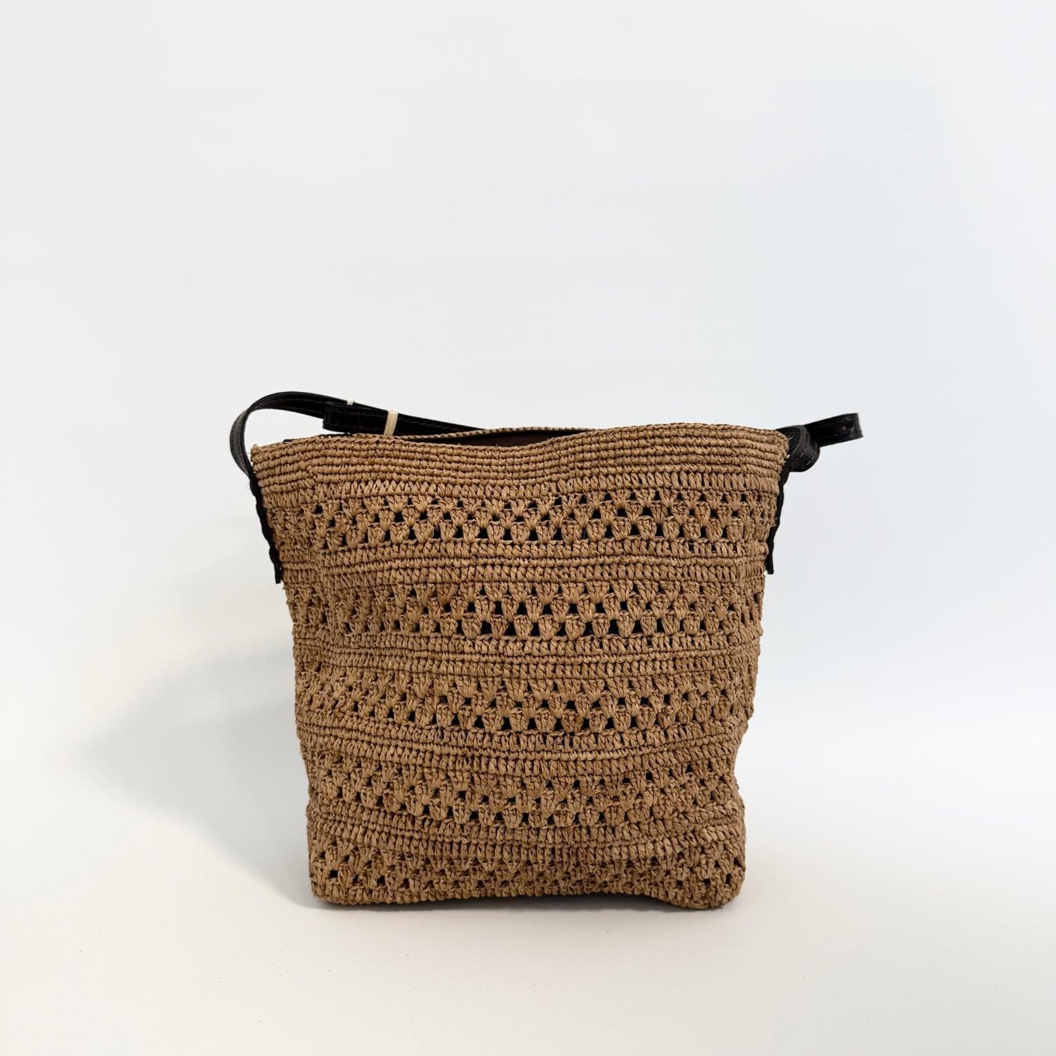 Strandtaske fra Rabarany i naturmateriale 