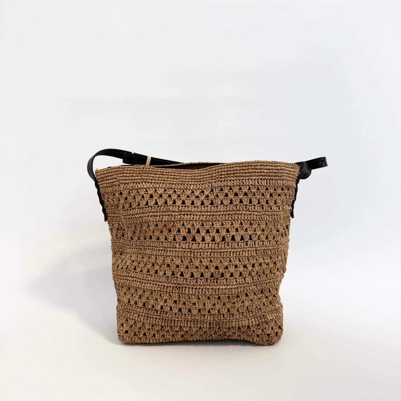Strandtaske fra Rabarany i naturmateriale 