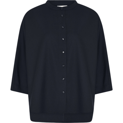 Seoul Skjorte - WOOL BLEND - Dark Navy