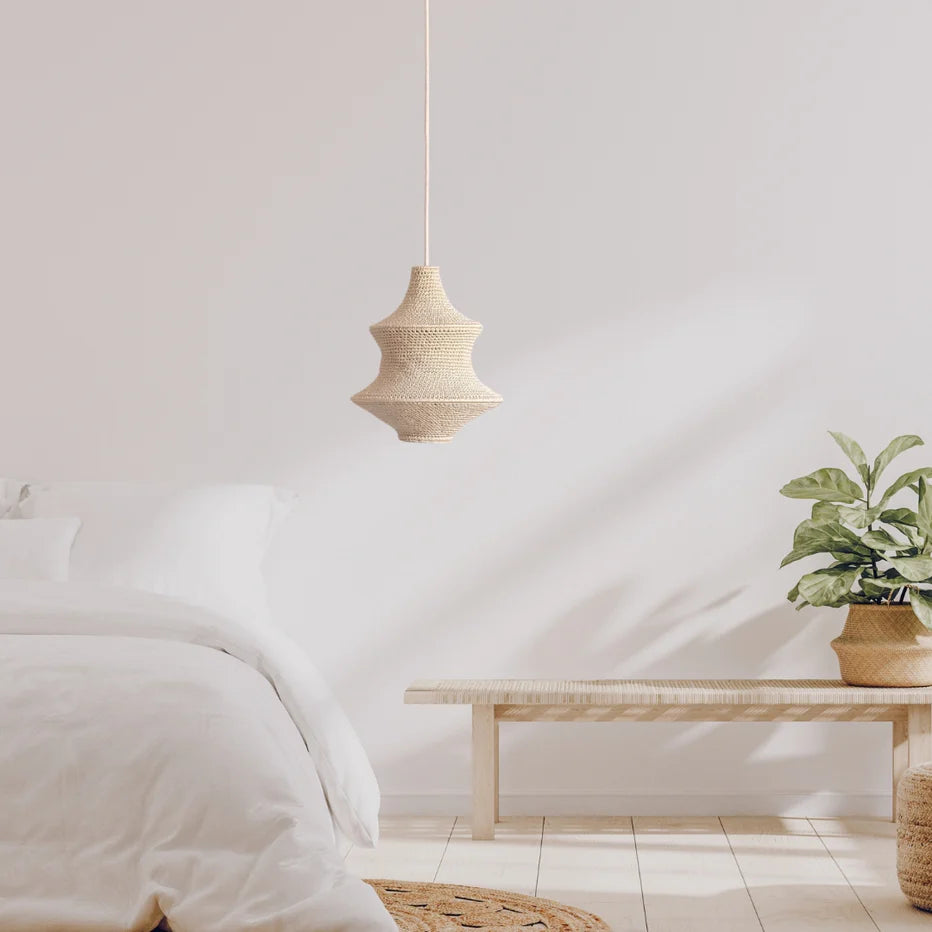 Saint I Hæklet Loftslampe - Beige