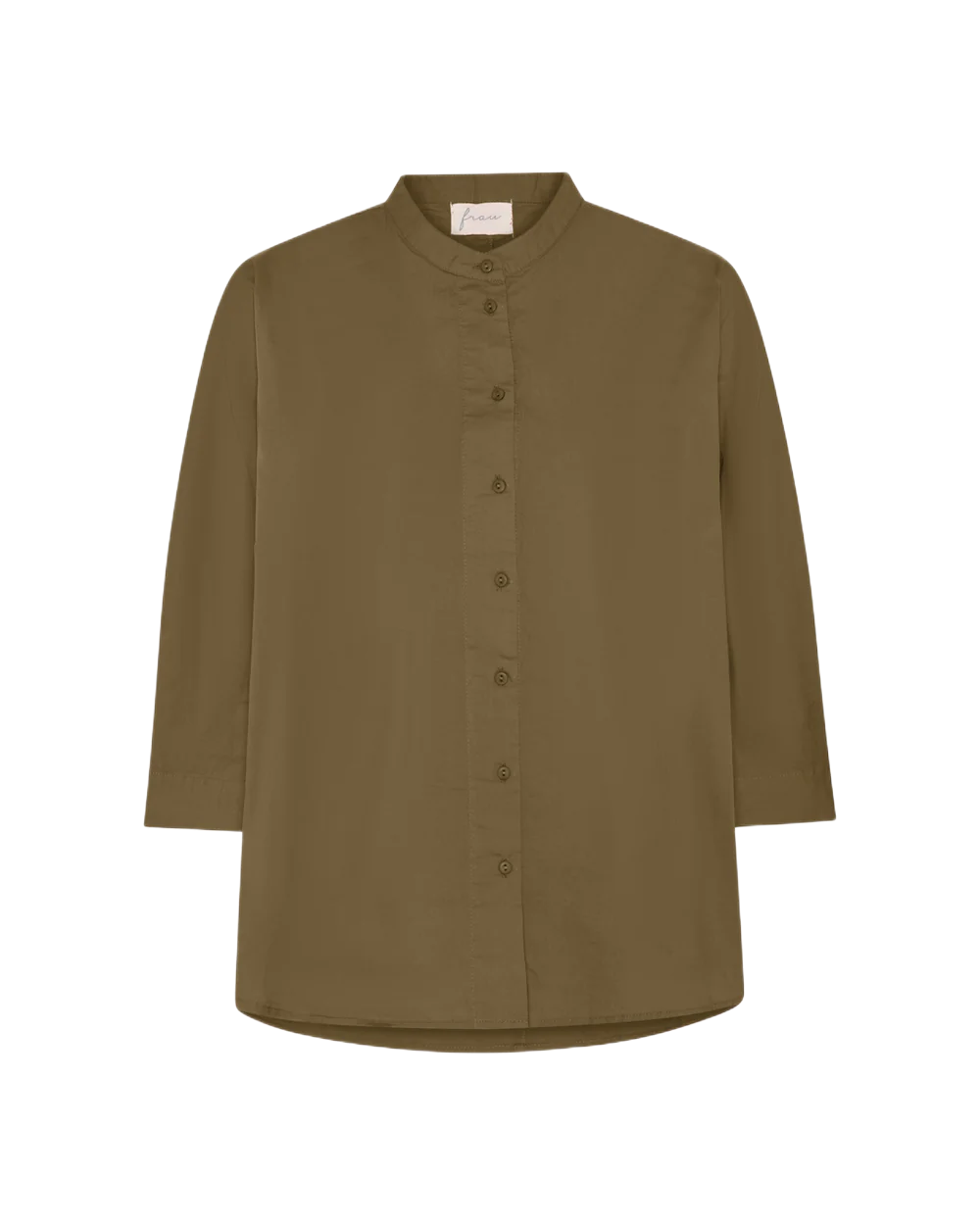 Seoul kort skjorte fra Frau i farven Millitary Olive