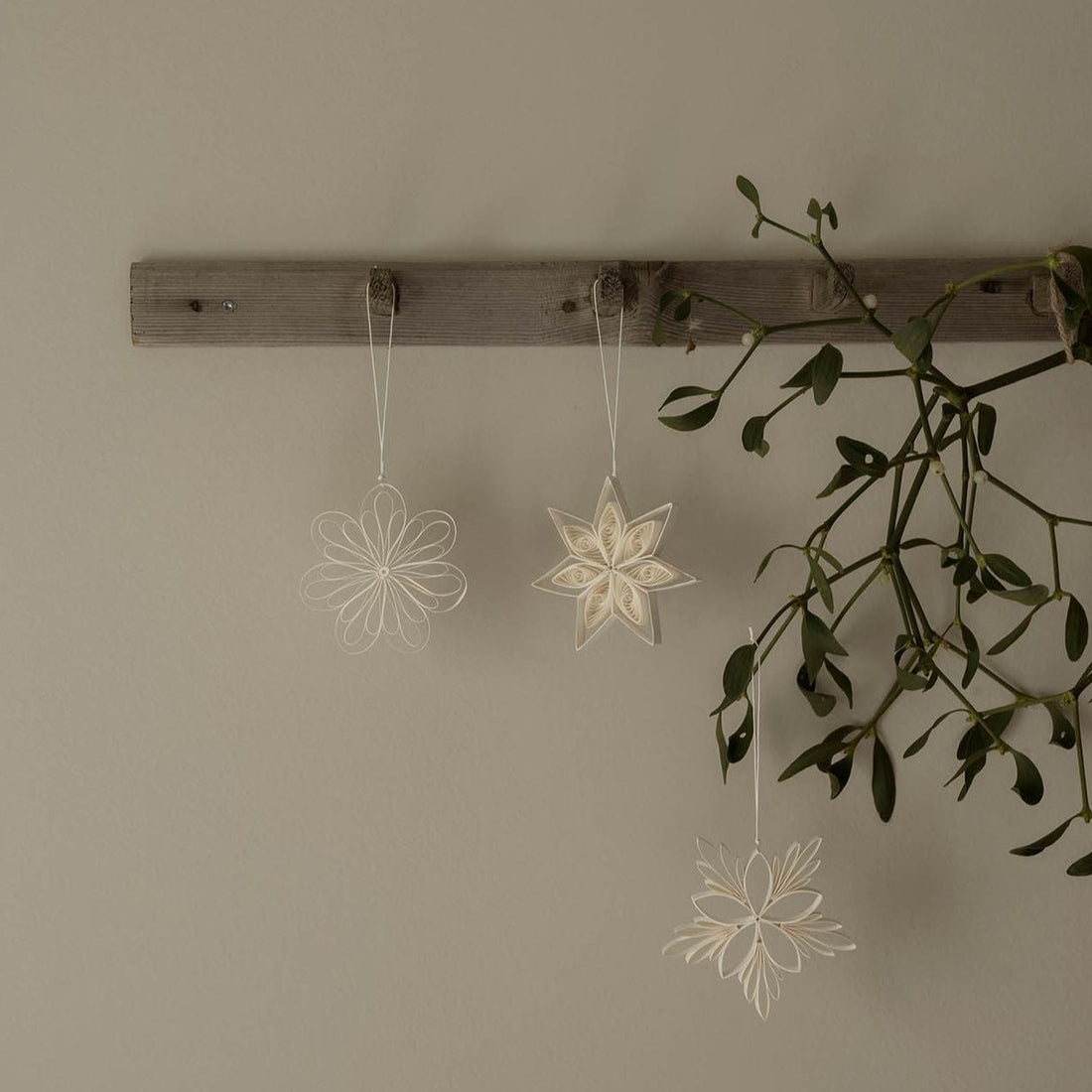 3 pk. med tre små papirsstjerner fra Watt & Veke