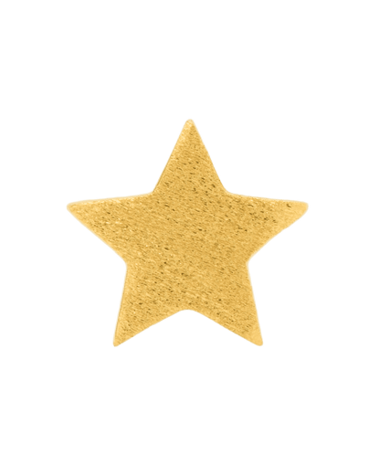 Ørestik/ørering fra LULU CPH i guld som er formet som en stjerne