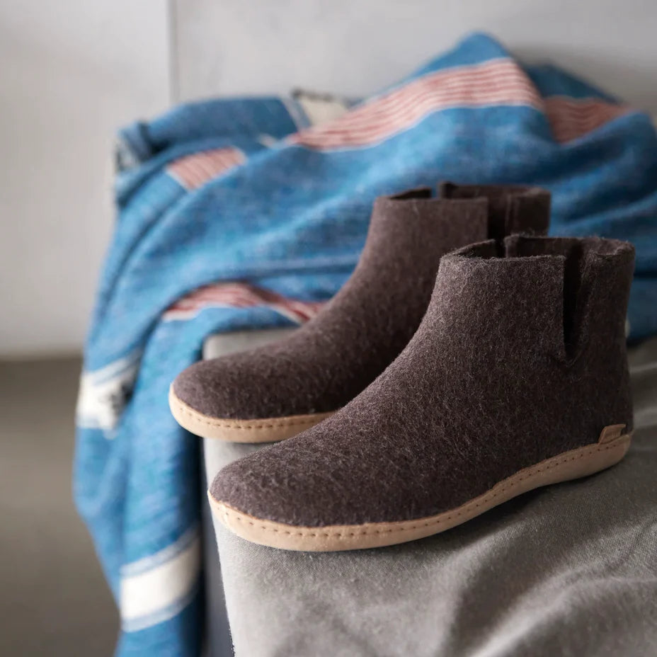 Støvle Med Skindsål - Brown