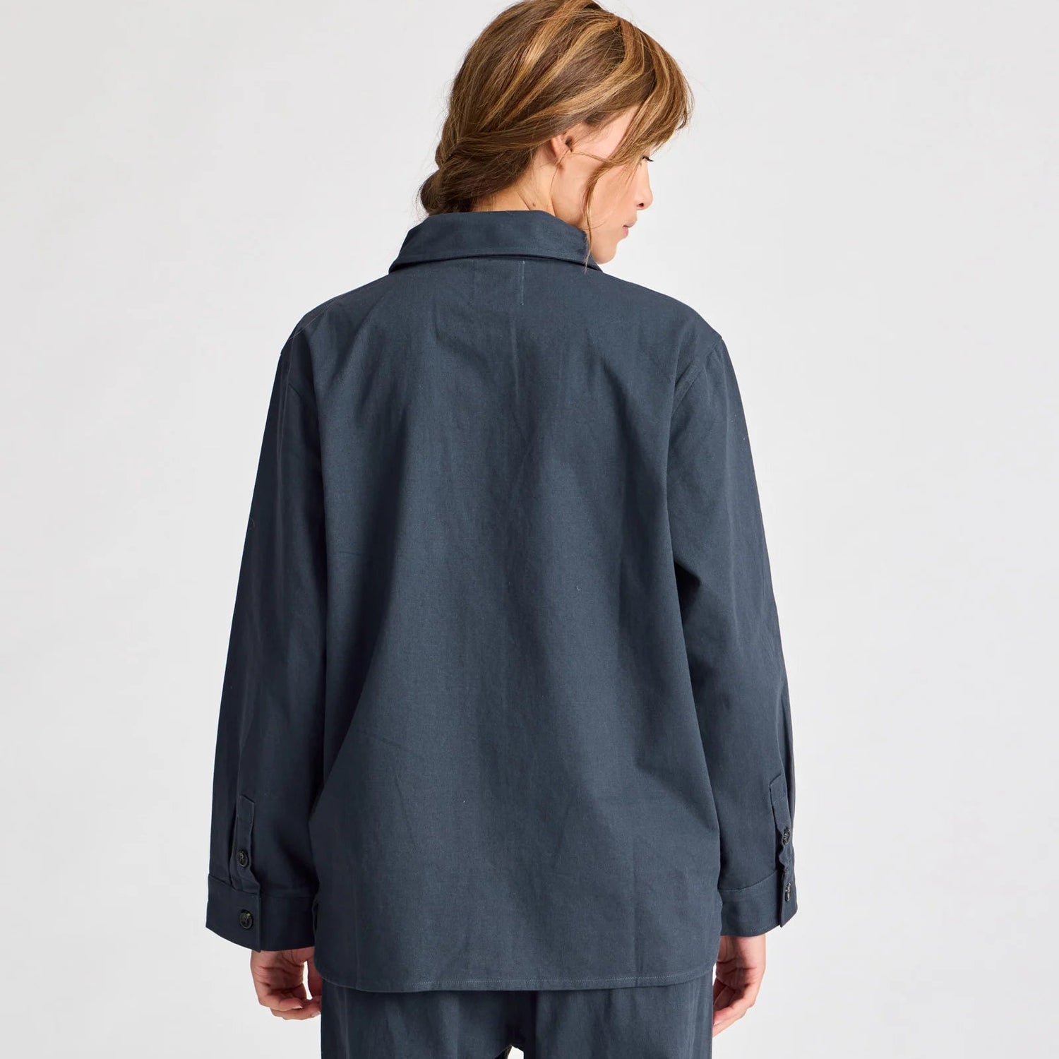 Sussie Skjorte - Øko Bomuld - Denim Blue