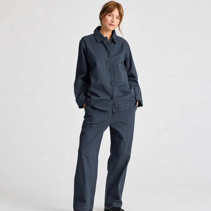 Sussie Skjorte - Øko Bomuld - Denim Blue