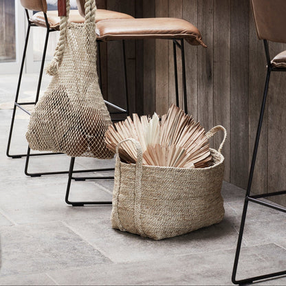 Firkantet Kurv - Jute - Natural