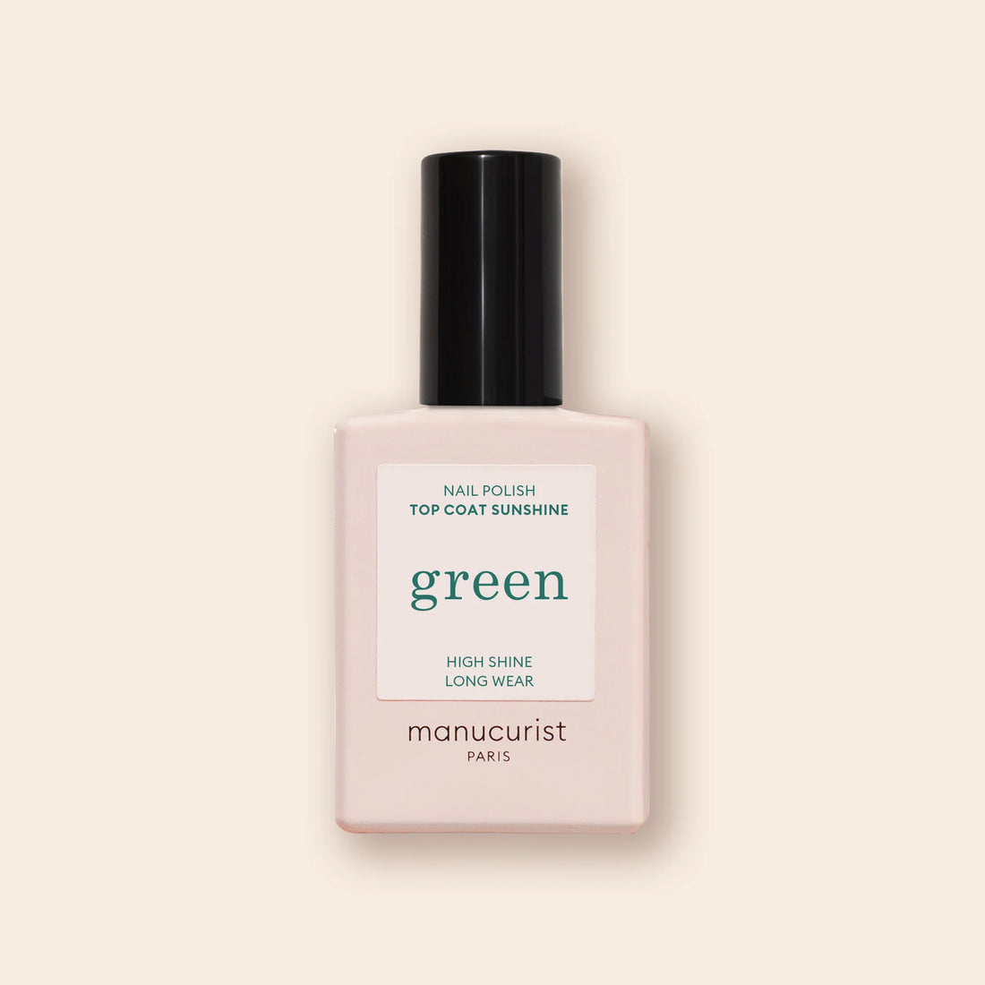 En vegansk top coat som giver glans og geleffekt