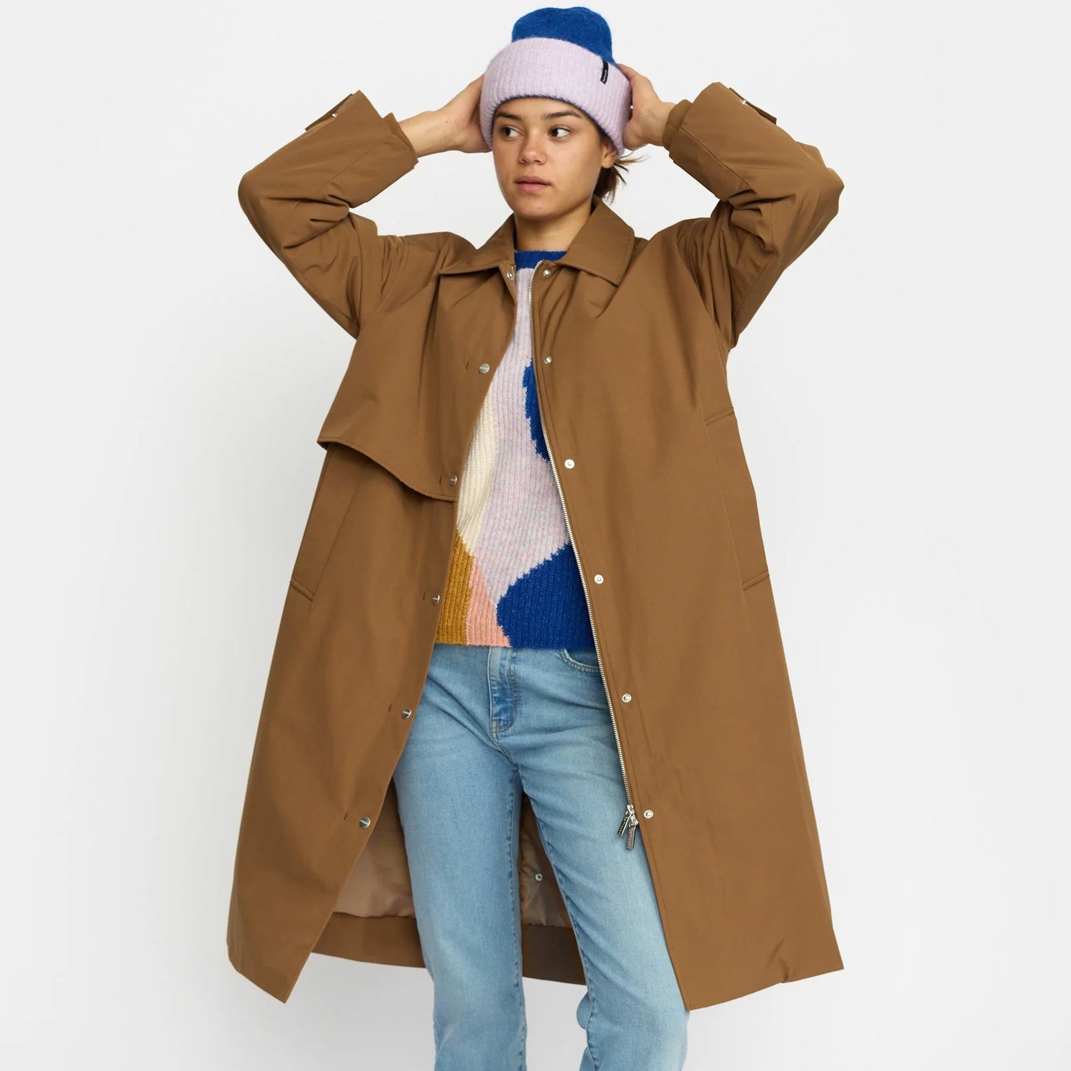 Trenchcoat Jakke - Brown