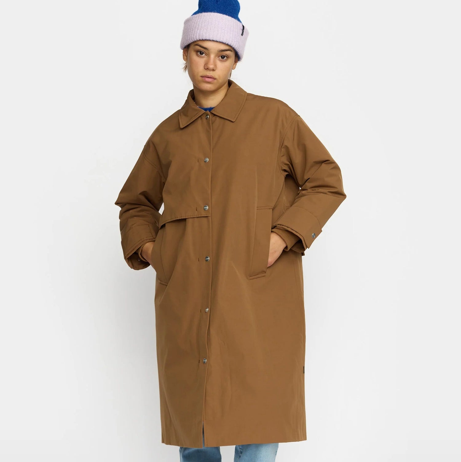 Trenchcoat Jakke - Brown