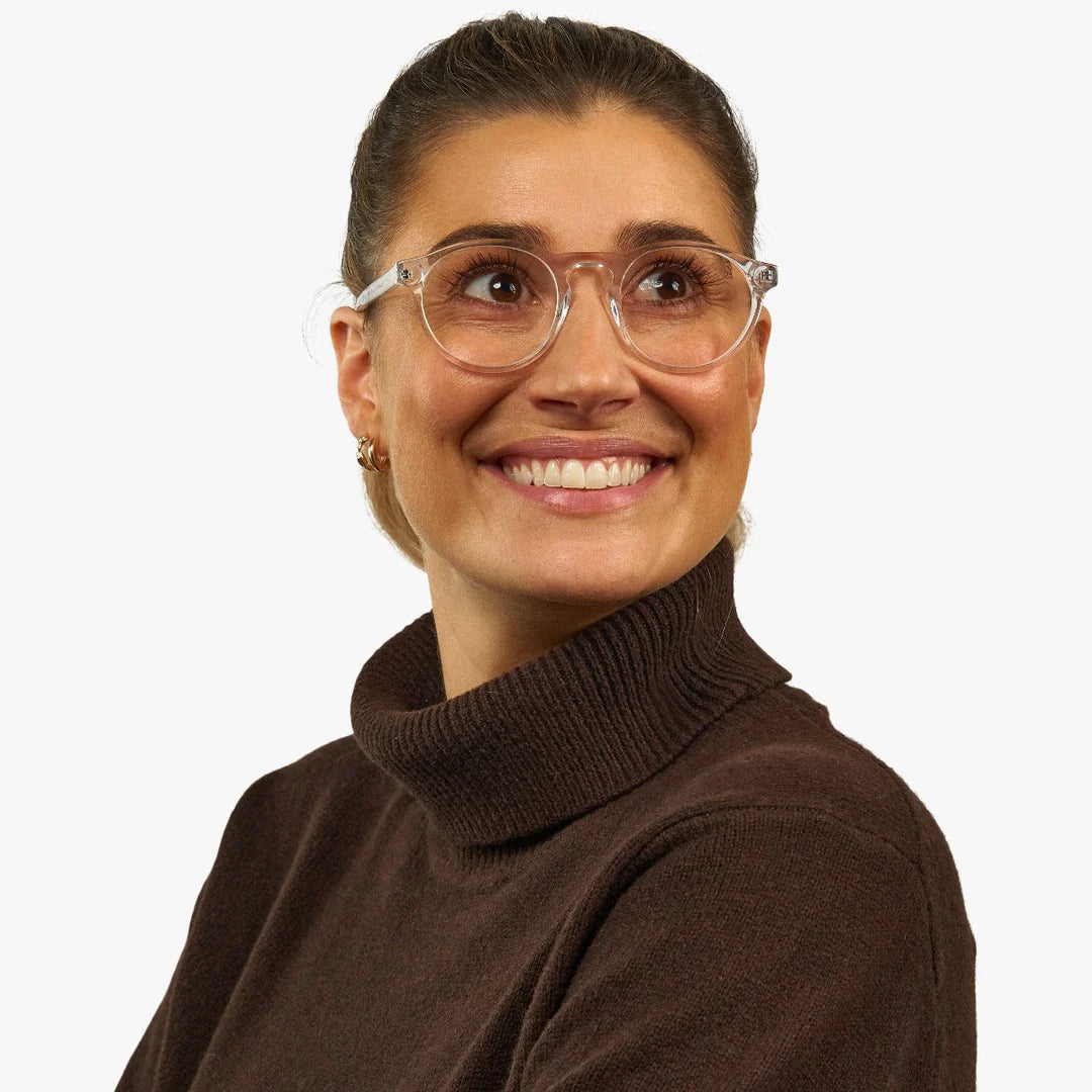 Trondheim Læsebrille - Crystal White