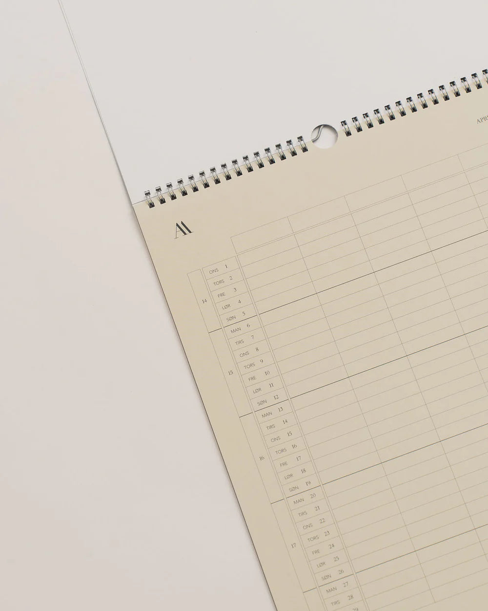 Atelier Aarhus vægkalender 2026