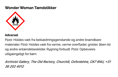 Tændstikker - Wonder Woman