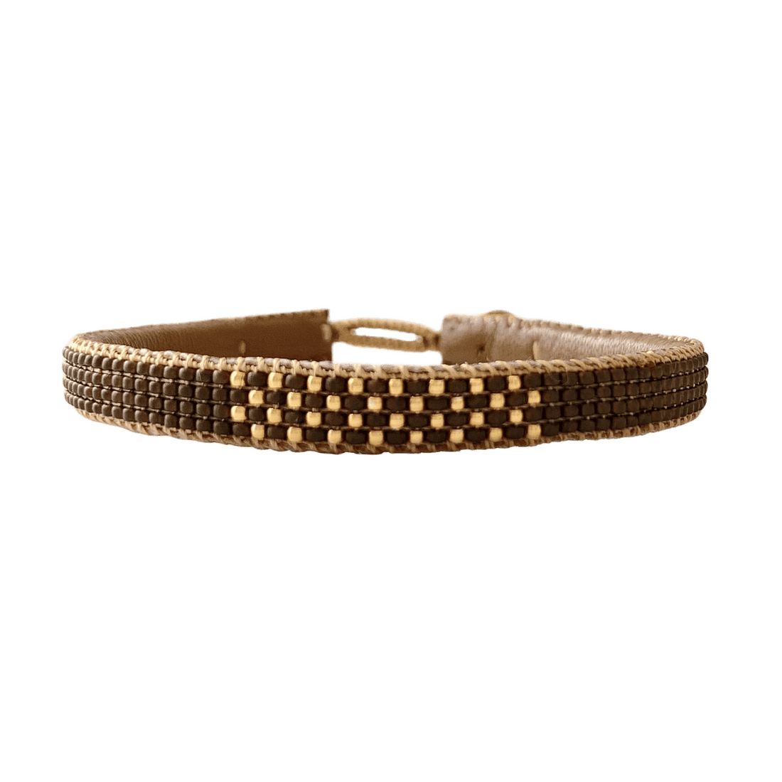 Classic Pin Perlearmbånd - Bronze (ZC01)