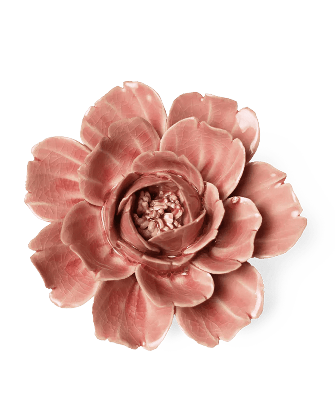 Keramikblomst - Champagne Pink Rose (EG37)