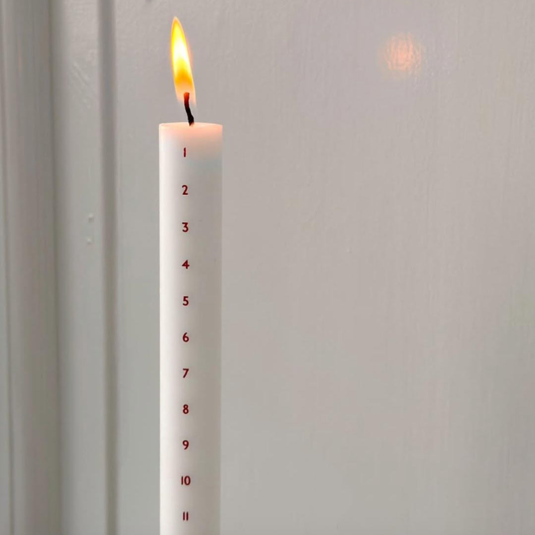 Soya Kalenderlys - Rød