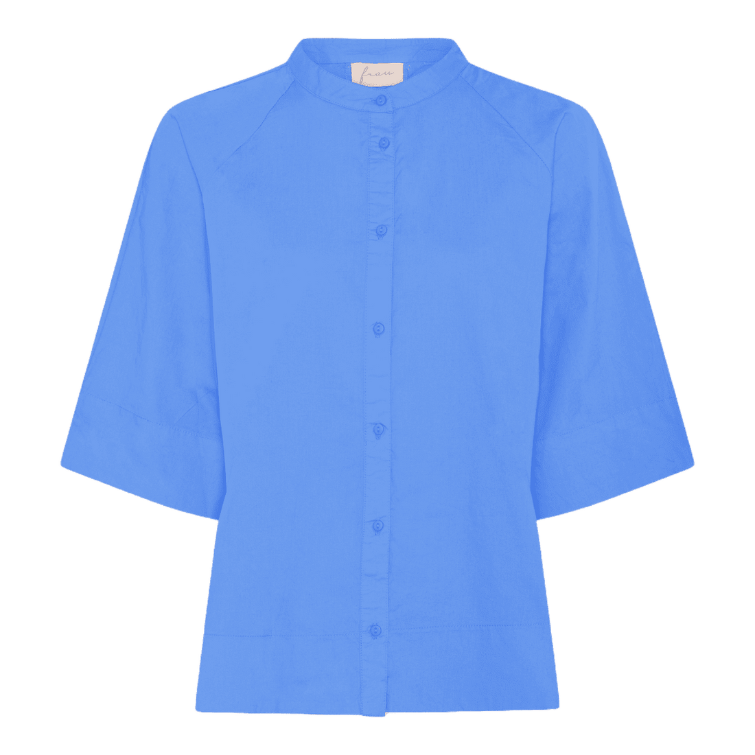 Abu Dhabi kortærmet skjorte fra FRAU i blå bomuld