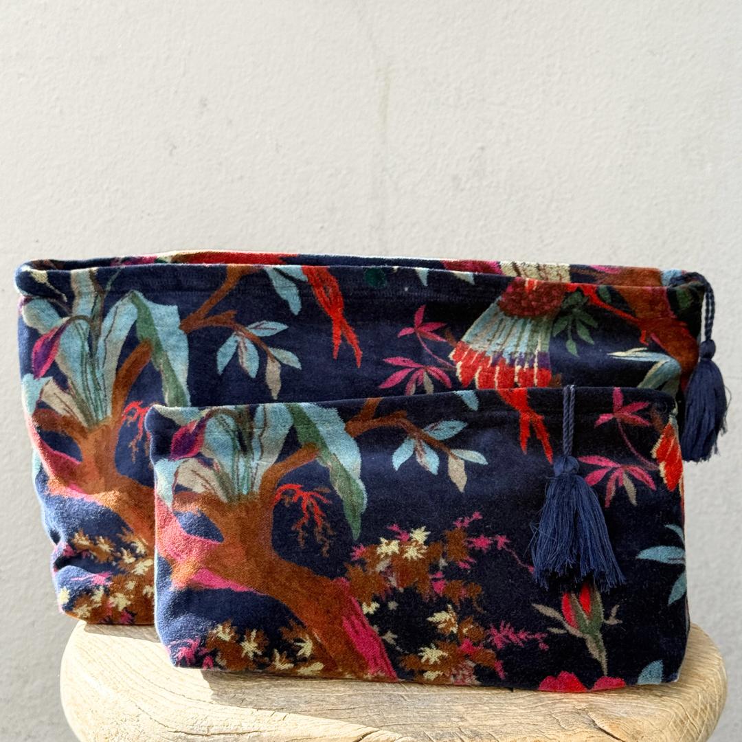 Indisk toilettaske - Blå