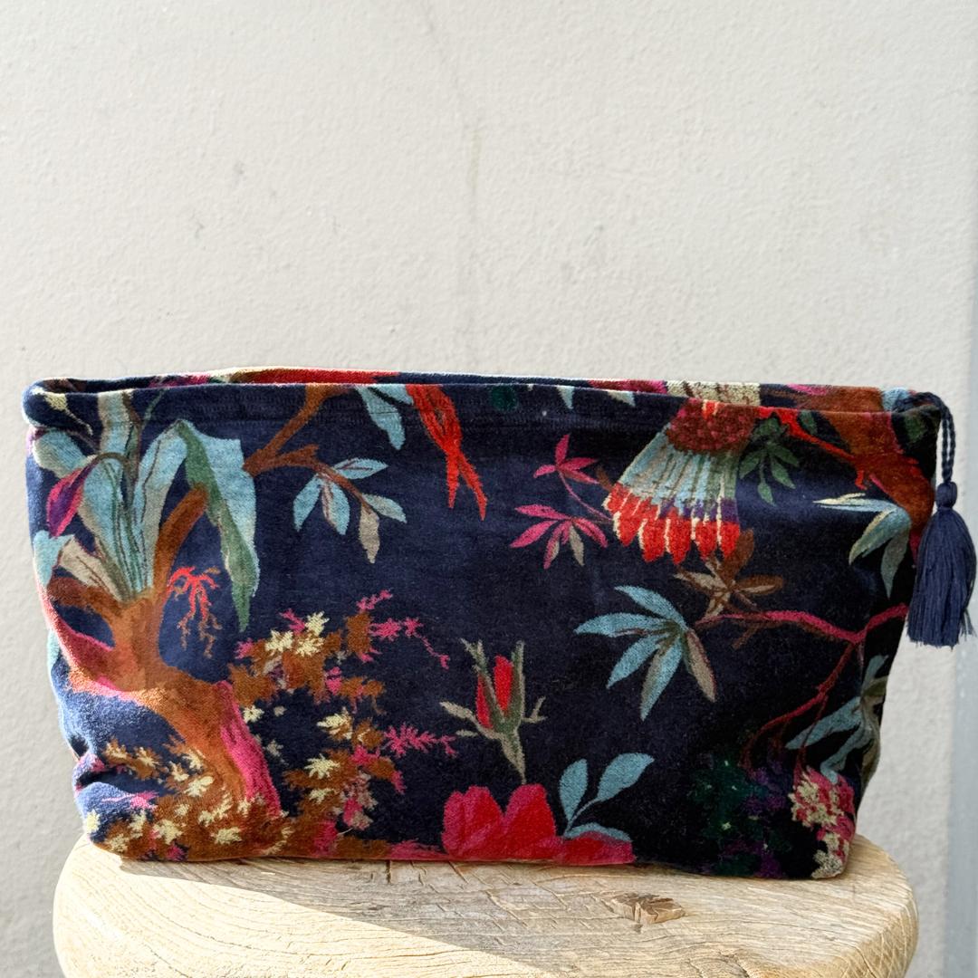 Indisk toilettaske - Blå