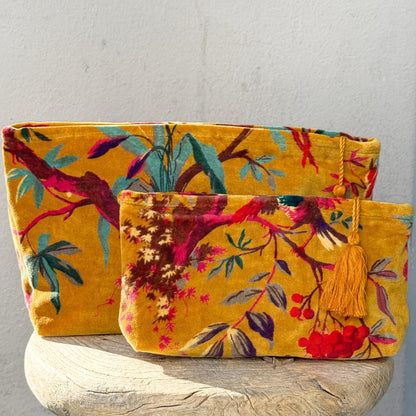 Indisk toilettaske - Gul