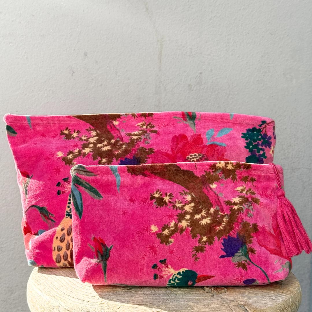 Indisk toilettaske - Pink