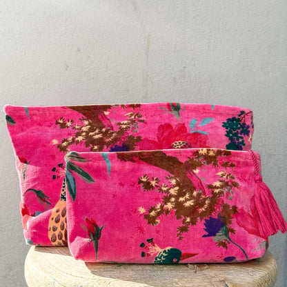 Indisk toilettaske - Pink