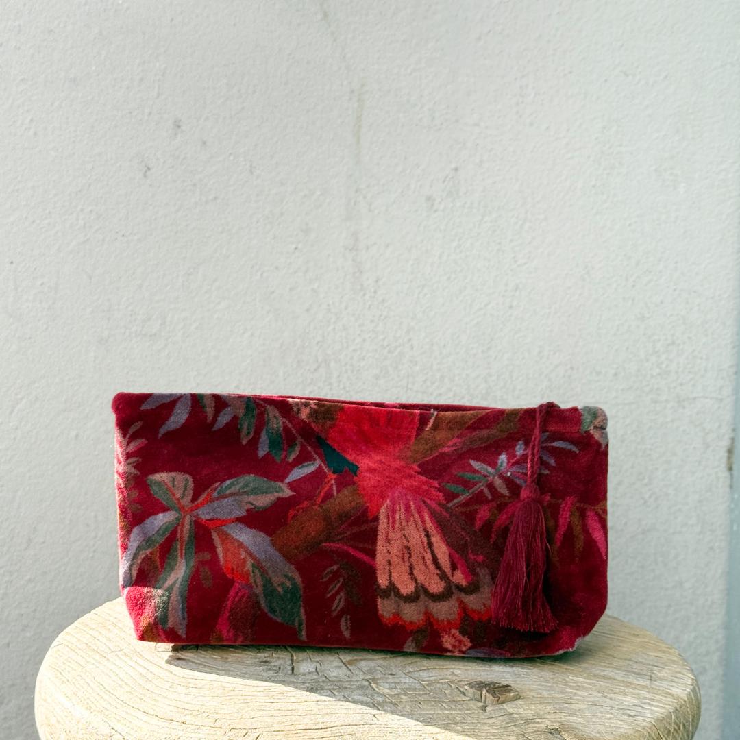 Indisk toilettaske - Rød