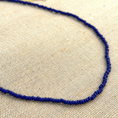 KALA Perlehalskæde - Dark Blue