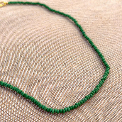 KALA Perlehalskæde - Green